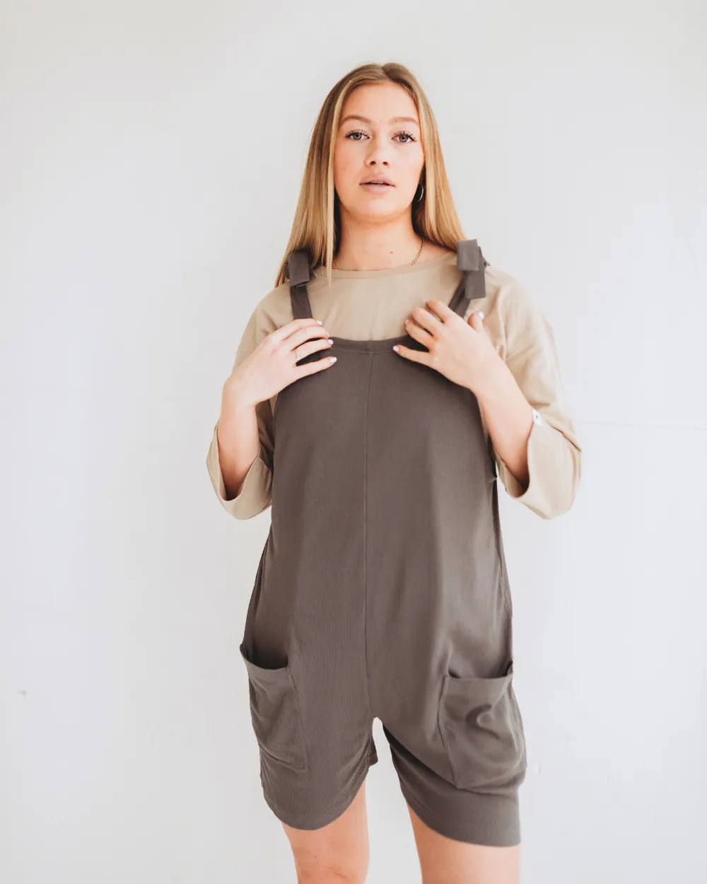 Betsy Midnight Grey Playsuit