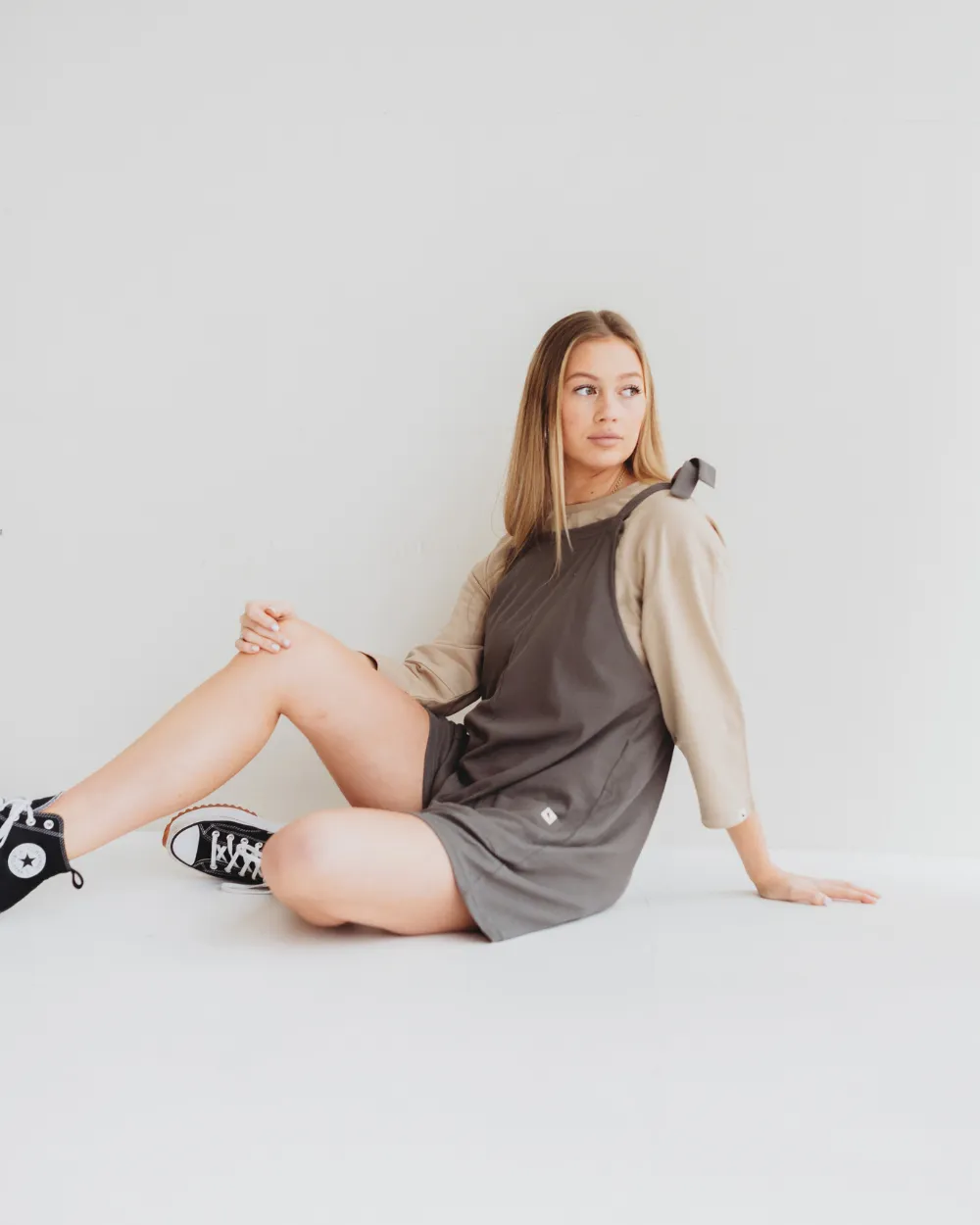 Betsy Midnight Grey Playsuit