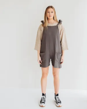 Betsy Midnight Grey Playsuit