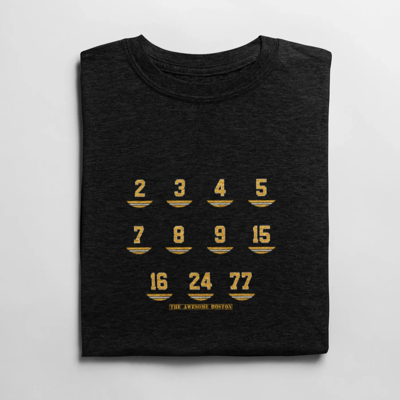 Black & Gold Retired Numbers T Shirt