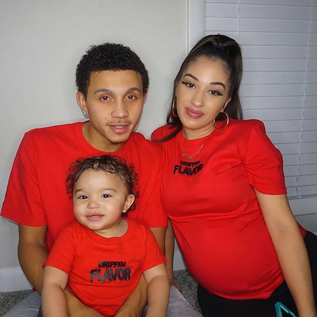 Black Drippin Flavor | Red Tee