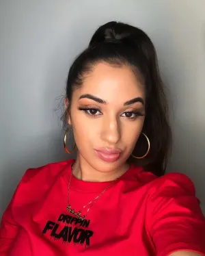 Black Drippin Flavor | Red Tee