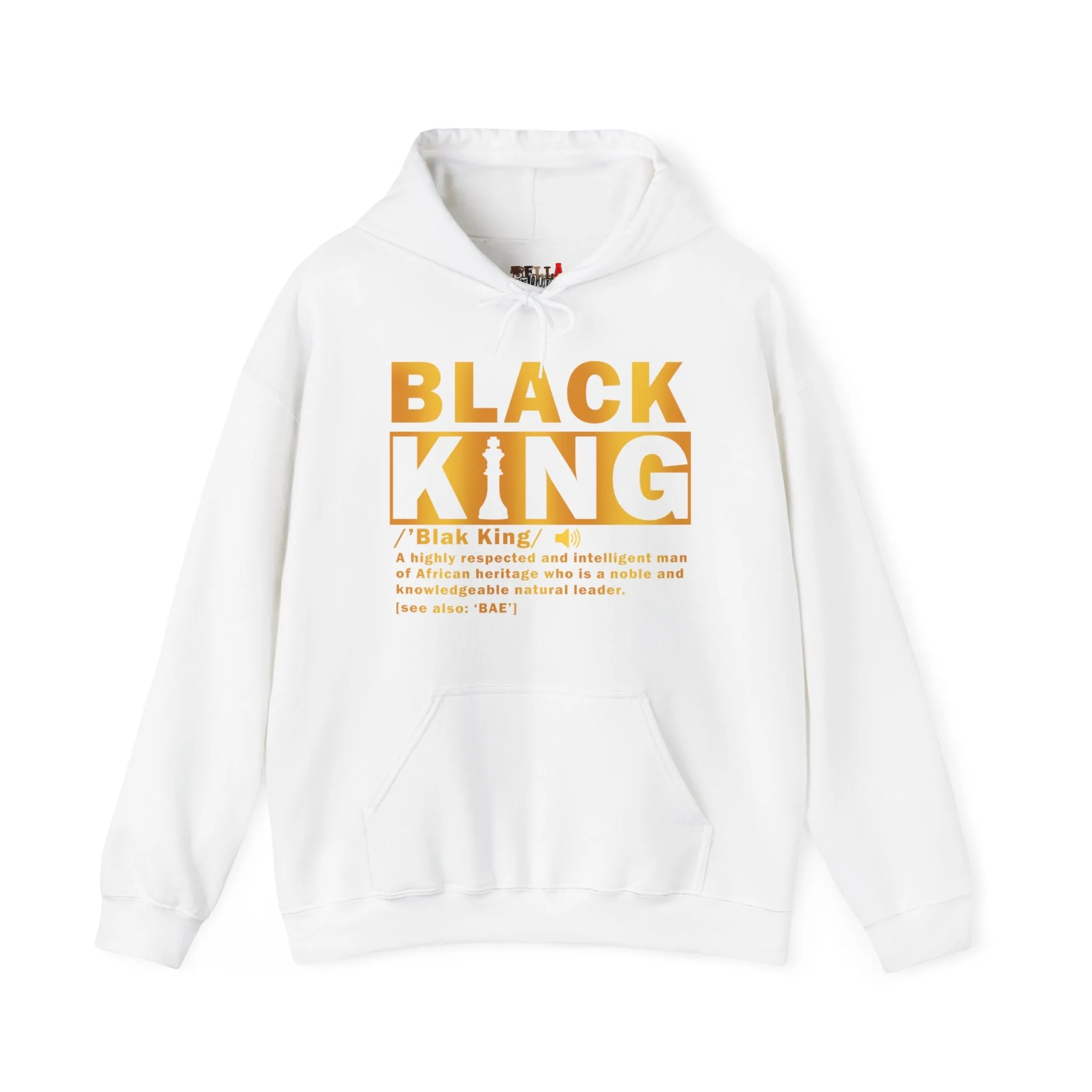 Black King Heavy Blend Unisex Hoodie