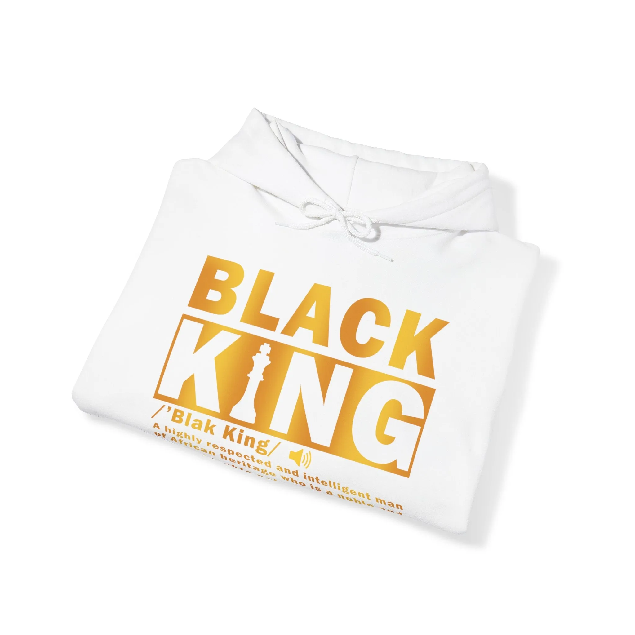 Black King Heavy Blend Unisex Hoodie