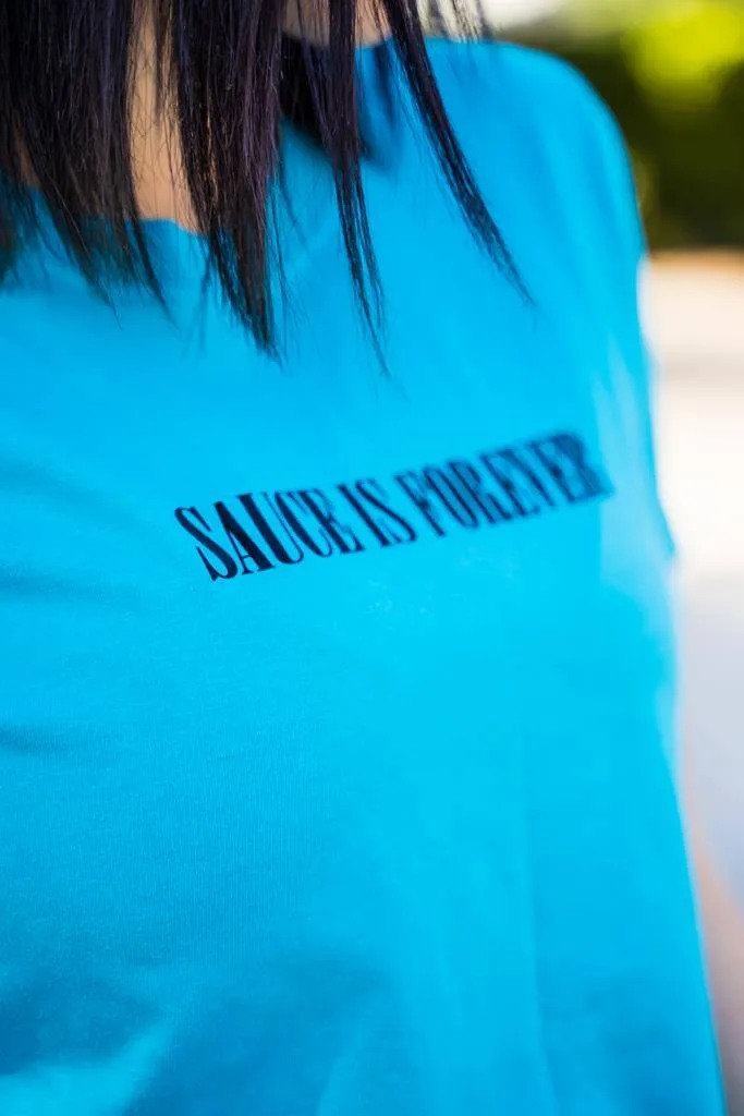 Black Sauce Is Forever (S) | Caribbean Blue Tee