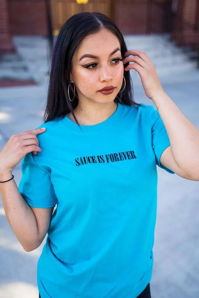 Black Sauce Is Forever (S) | Caribbean Blue Tee