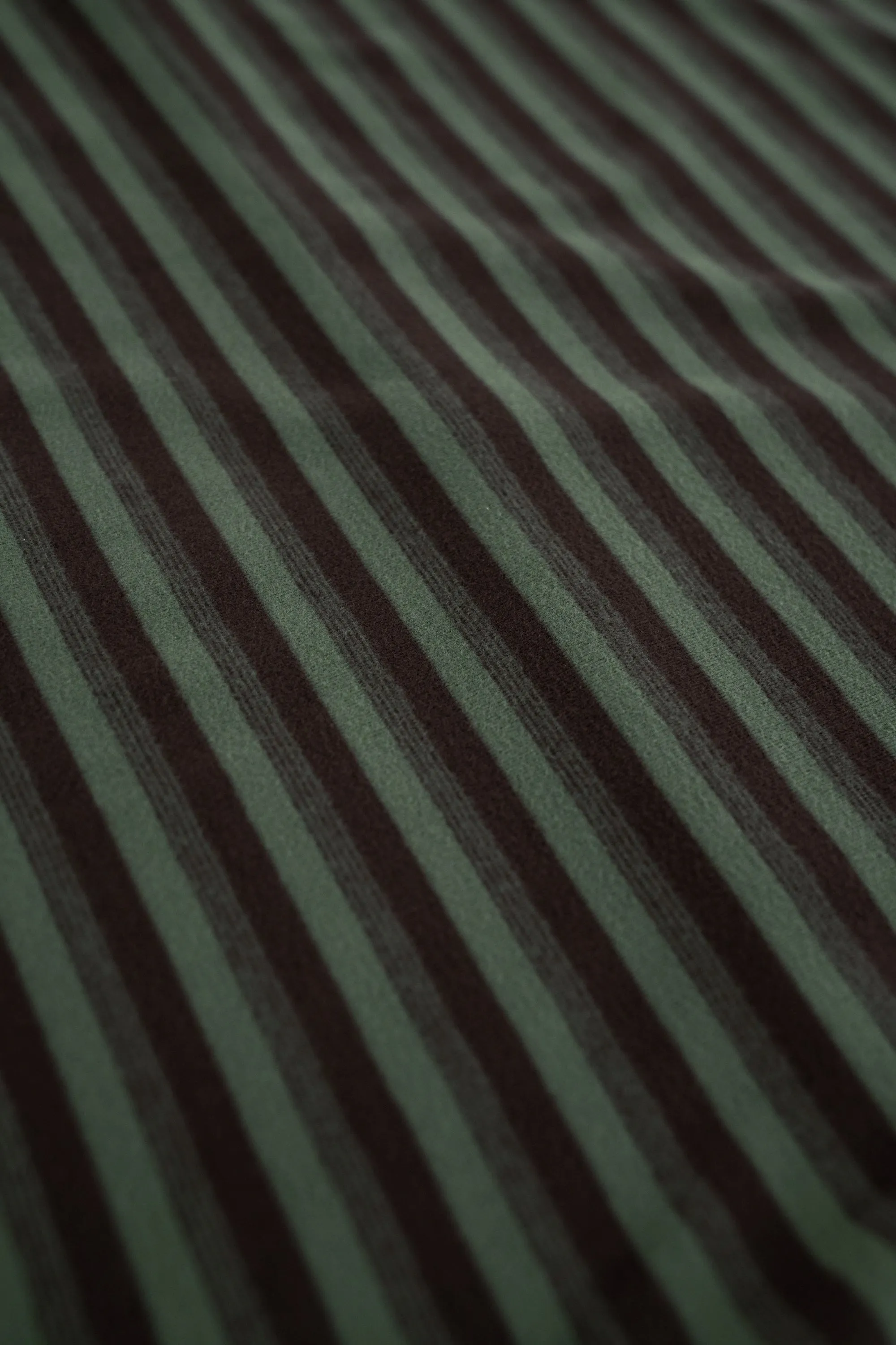 bound Peached Stripe Tee - Charcoal & Sage