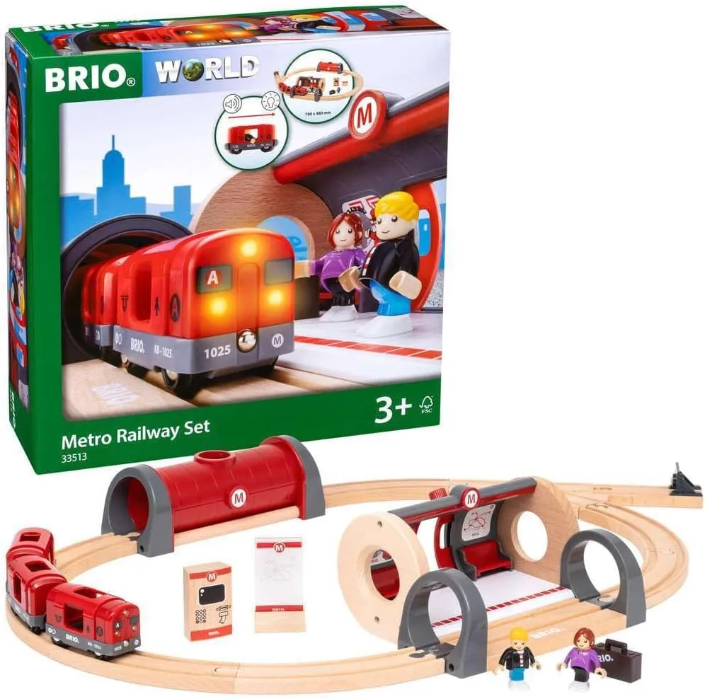 Brio Metro Railway Set