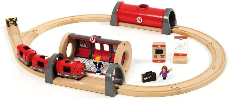 Brio Metro Railway Set
