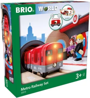 Brio Metro Railway Set