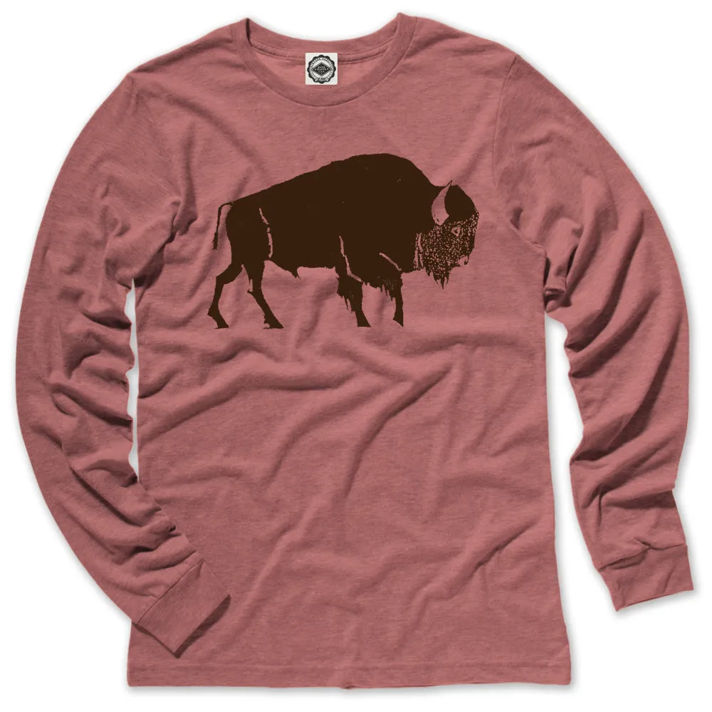 Buffalo/American Bison Men's Long Sleeve Tee