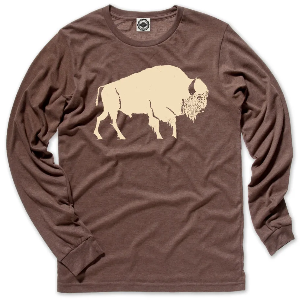 Buffalo/American Bison Men's Long Sleeve Tee