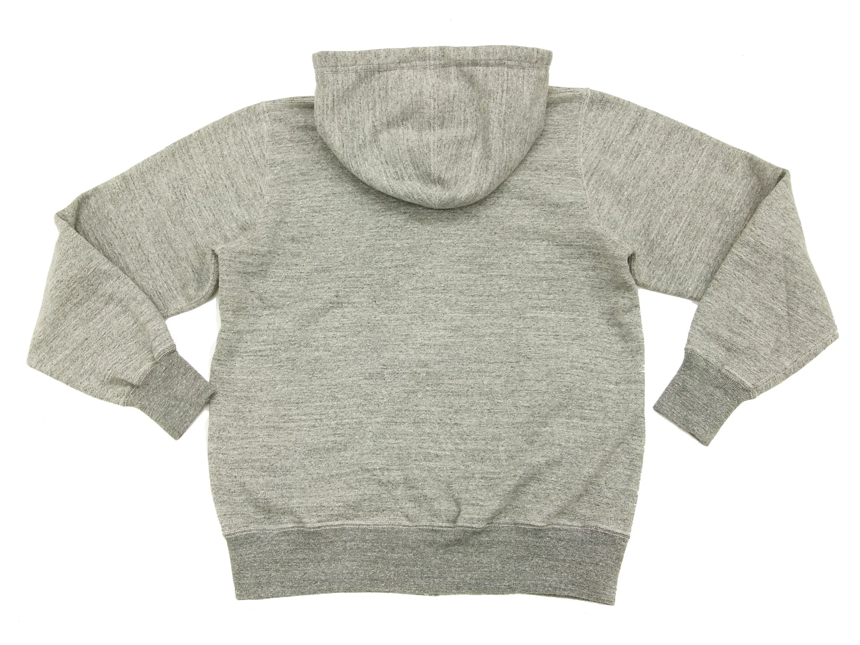 Buzz Rickson Hoodie Men's USAAF Insignia Hoodie Zip Front Hooded Sweatshirt BR65599 Heather-Gray