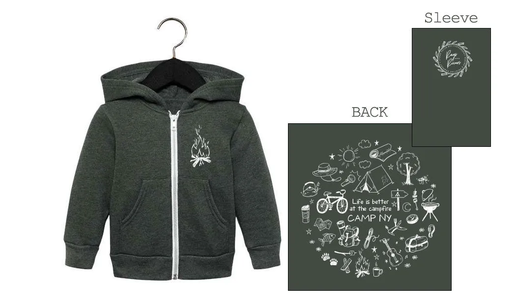 Camp Collection - Toddler/Youth Camp NY Zip Hoodie - Rags and Rivers Brand
