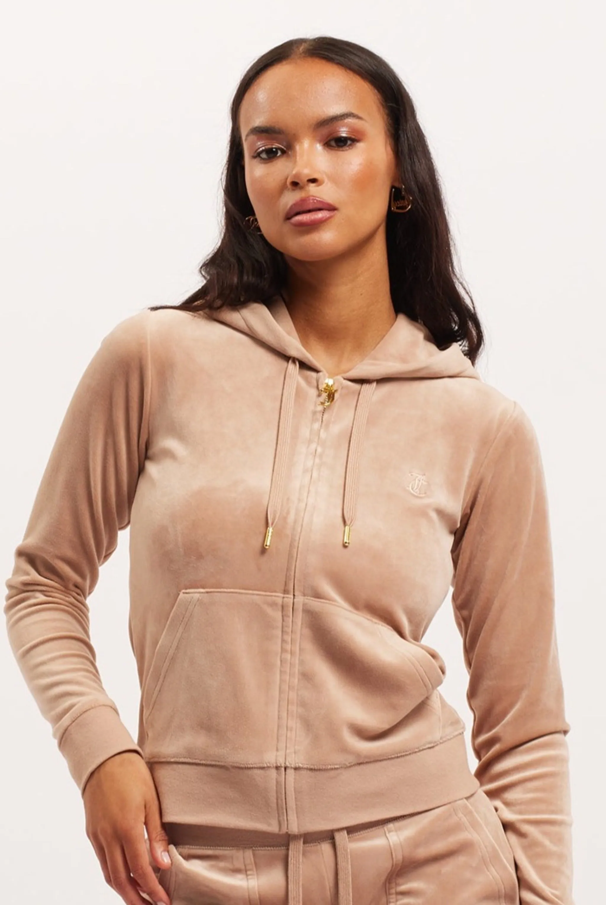 CARAMEL & GOLD CLASSIC VELOUR ROBERTSON HOODIE