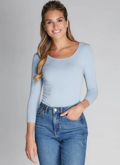 CCT Bamboo top 3/4 slv
