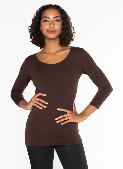 CCT Bamboo top 3/4 slv