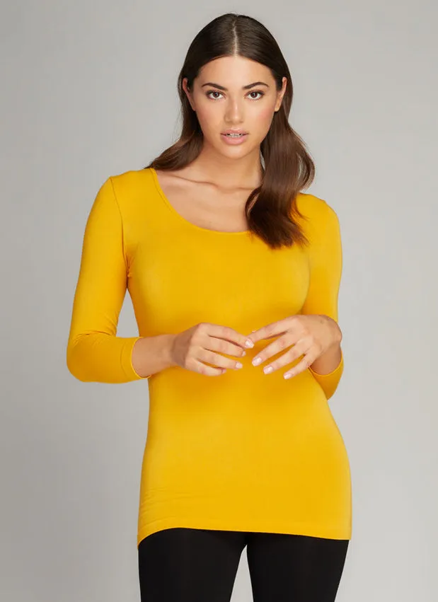 CCT Bamboo top 3/4 slv
