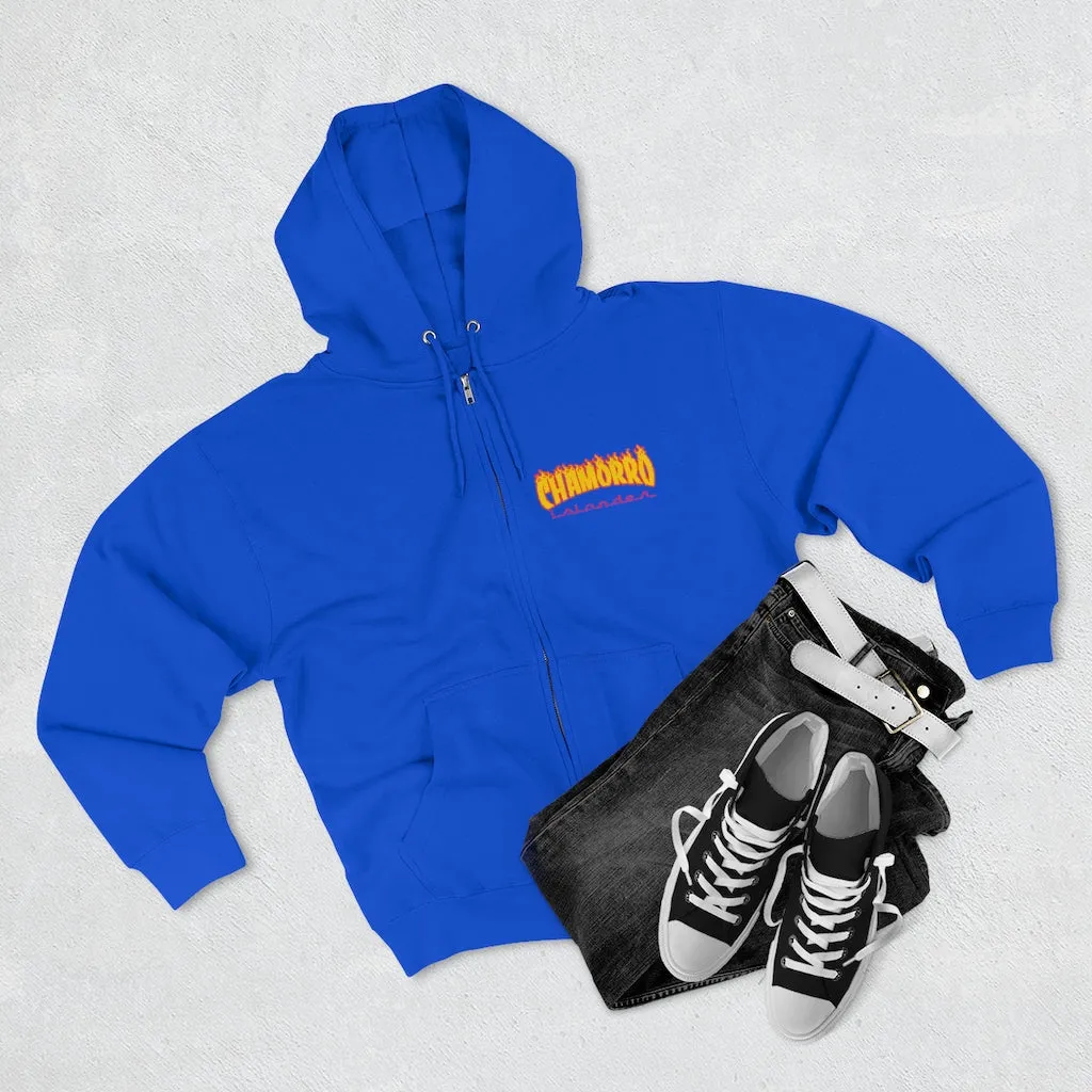 Chamorro Fire Unisex Premium Full Zip Hoodie