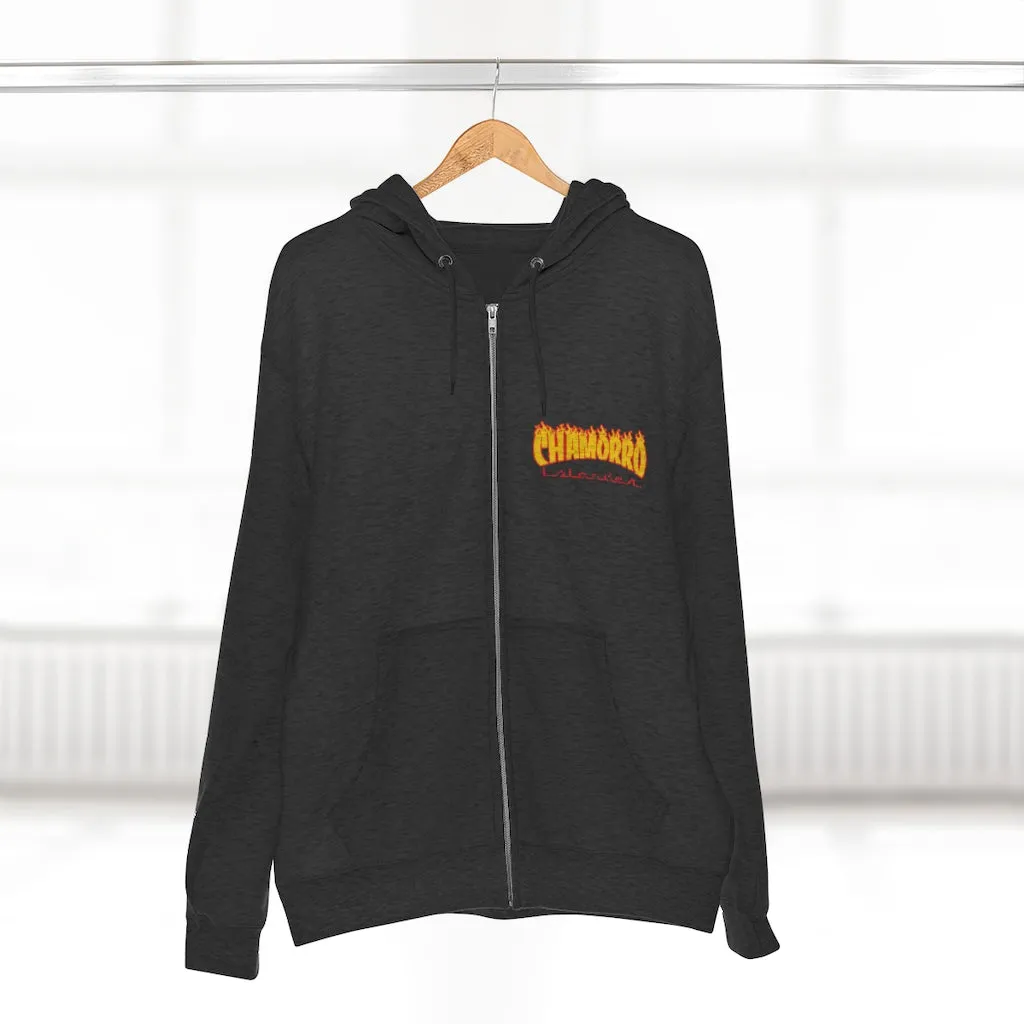 Chamorro Fire Unisex Premium Full Zip Hoodie
