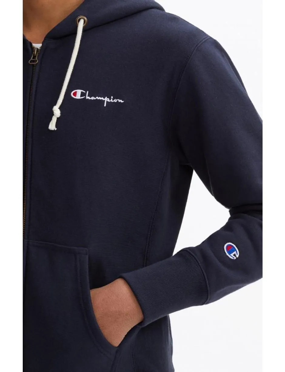 Champion Men's hoodies  sweatshirt full zip Navy