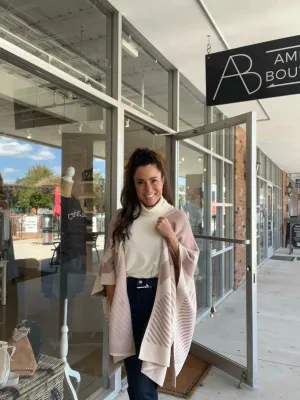 Chevron Poncho