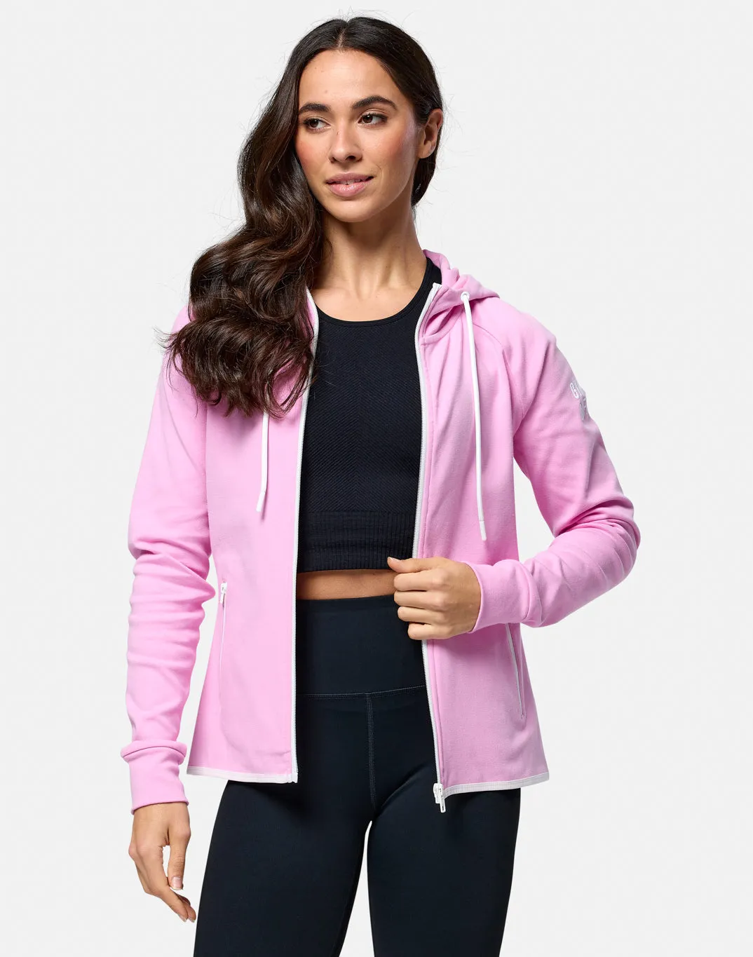 Chill Zip Hoodie in Cotton Candy