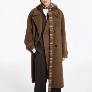 Christopher Mosley Wool Double Breasted Overcoat