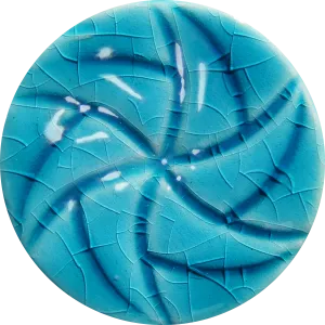 Chrysanthos Glaze Crackle Egyptian Blue