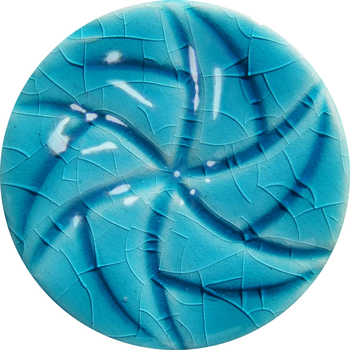 Chrysanthos Glaze Crackle Egyptian Blue