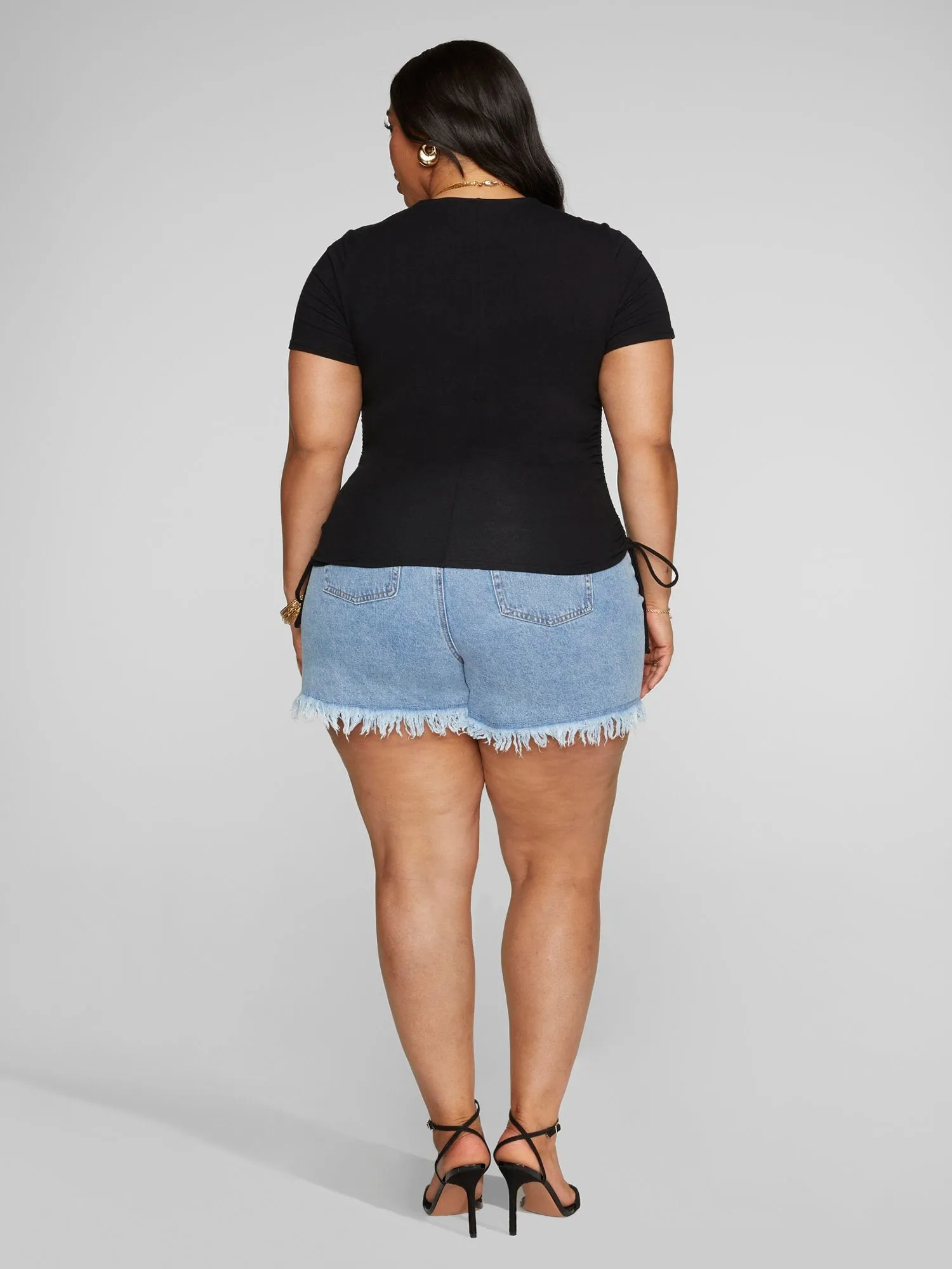 Cici Side Drawstring Top
