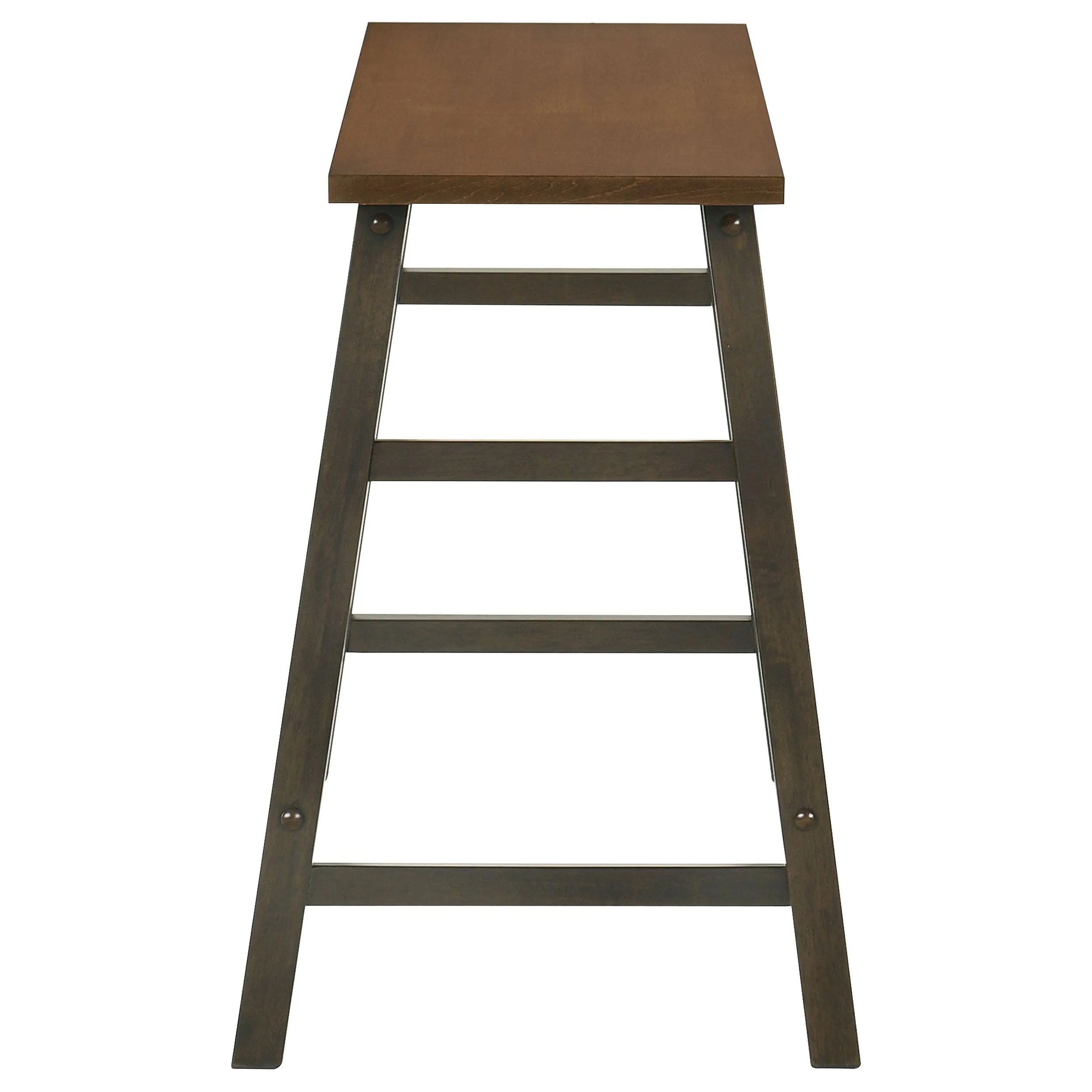 Connie 4-piece Counter Height Set Chestnut and Dark Brown