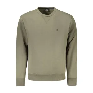 Coveri Moving Green Cotton Men Sweater
