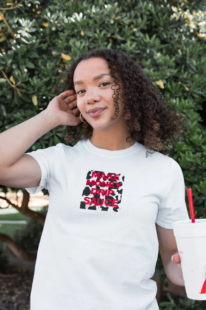 Cow Print MMDS | White Tee (Chick-fil-A)