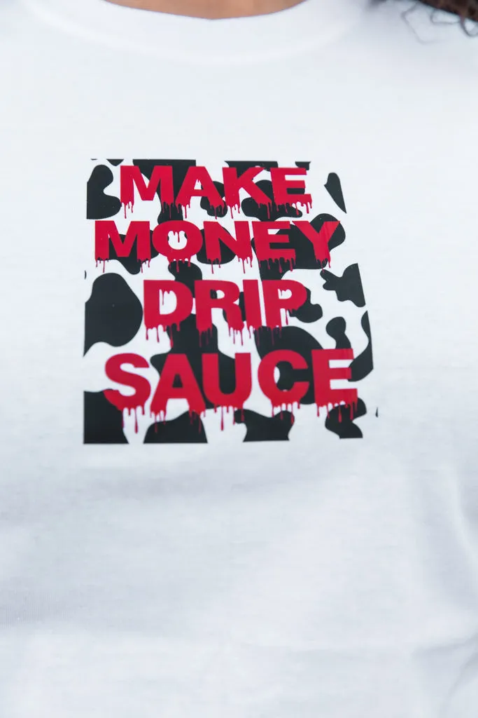 Cow Print MMDS | White Tee (Chick-fil-A)