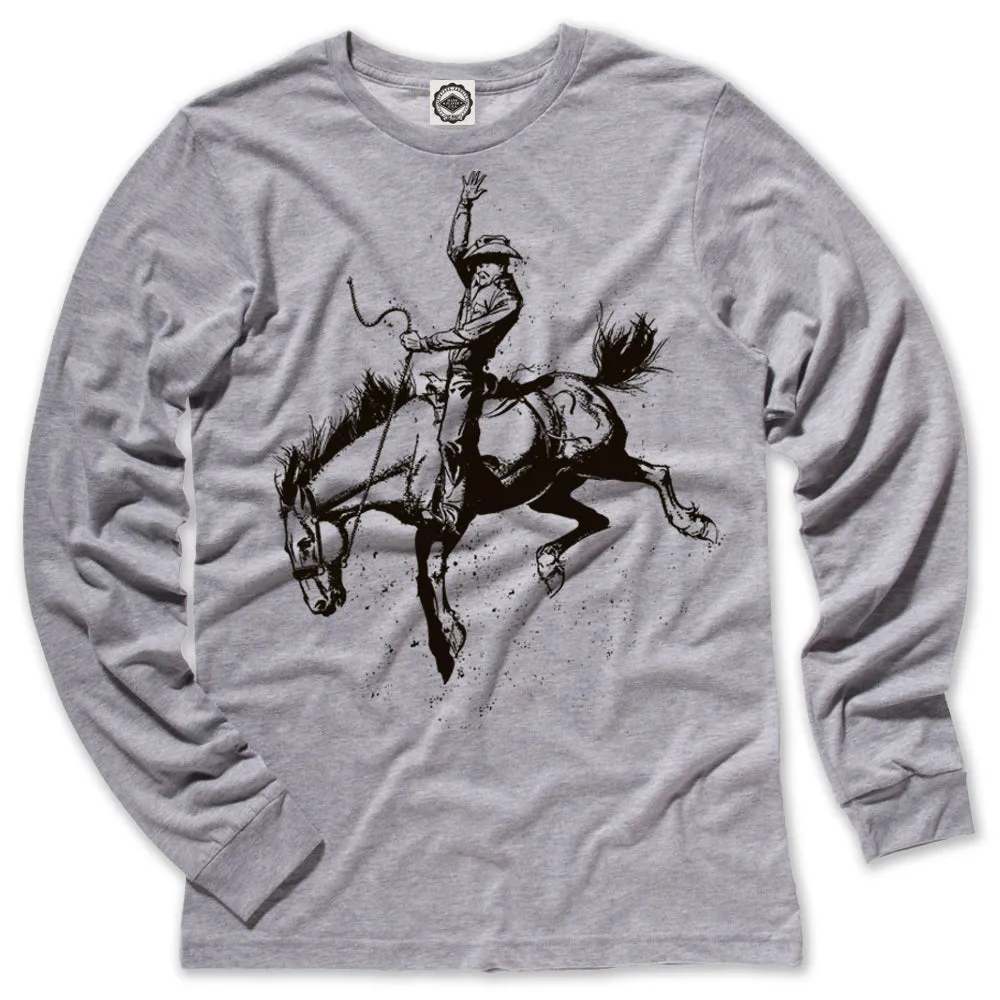 Cowboy Bronco Men's Long Sleeve Tee