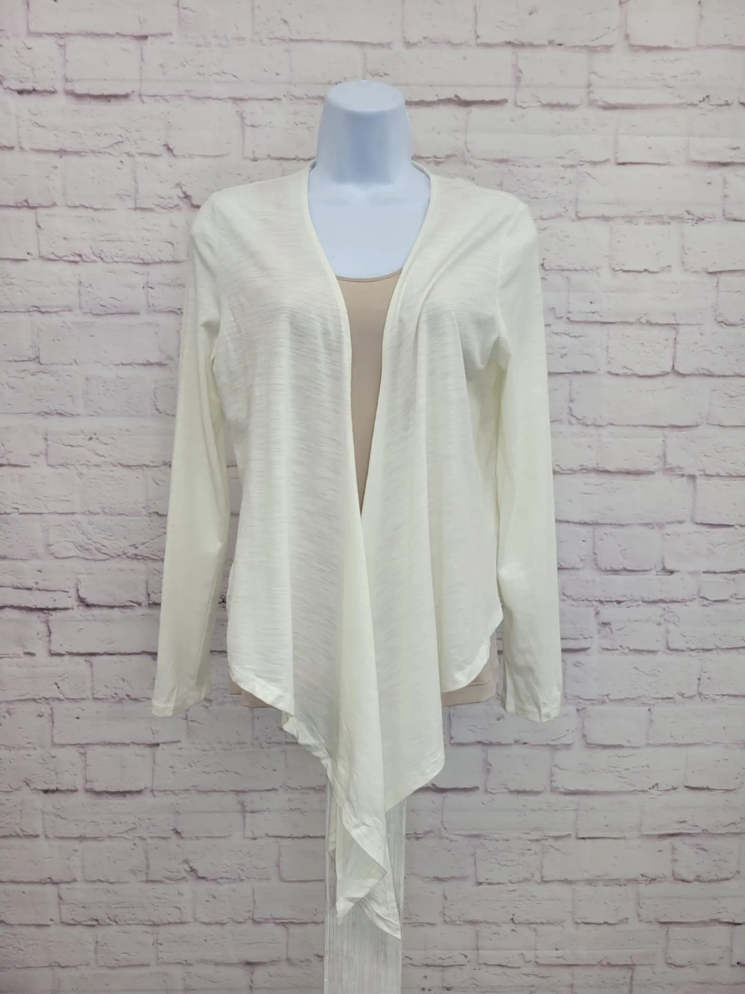 CREAM A475783 Belle by Kim Gravel Slub Knit Shrug (MULTIPLE SIZES AVAILABLE)