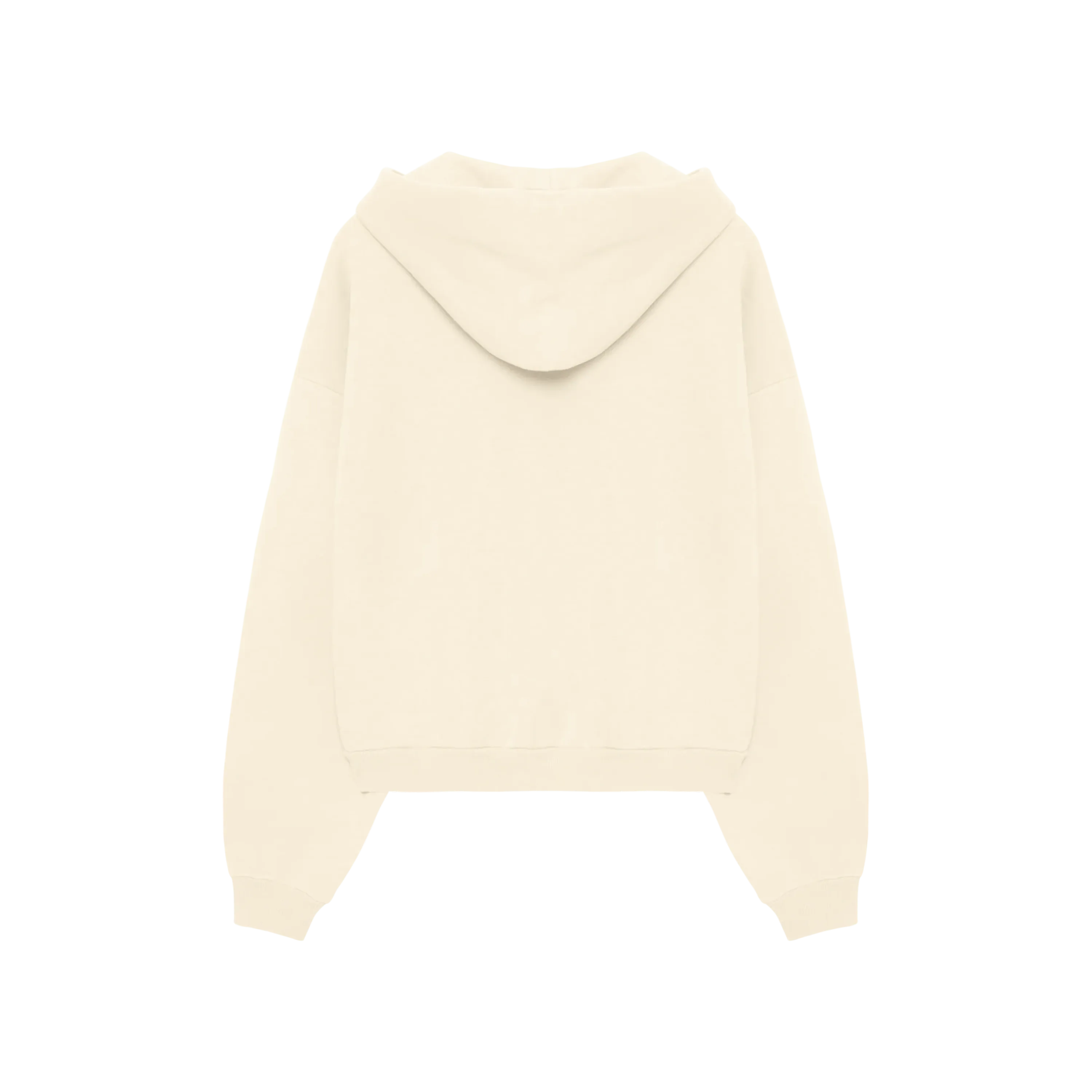 Cream Zip Hoodie
