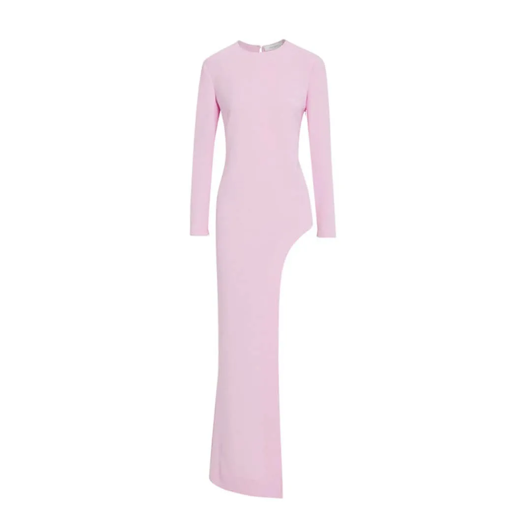 Crepe High Low Top - Hot Pink