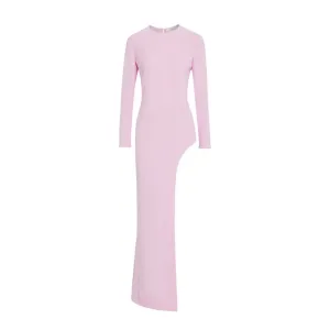 Crepe High Low Top - Hot Pink