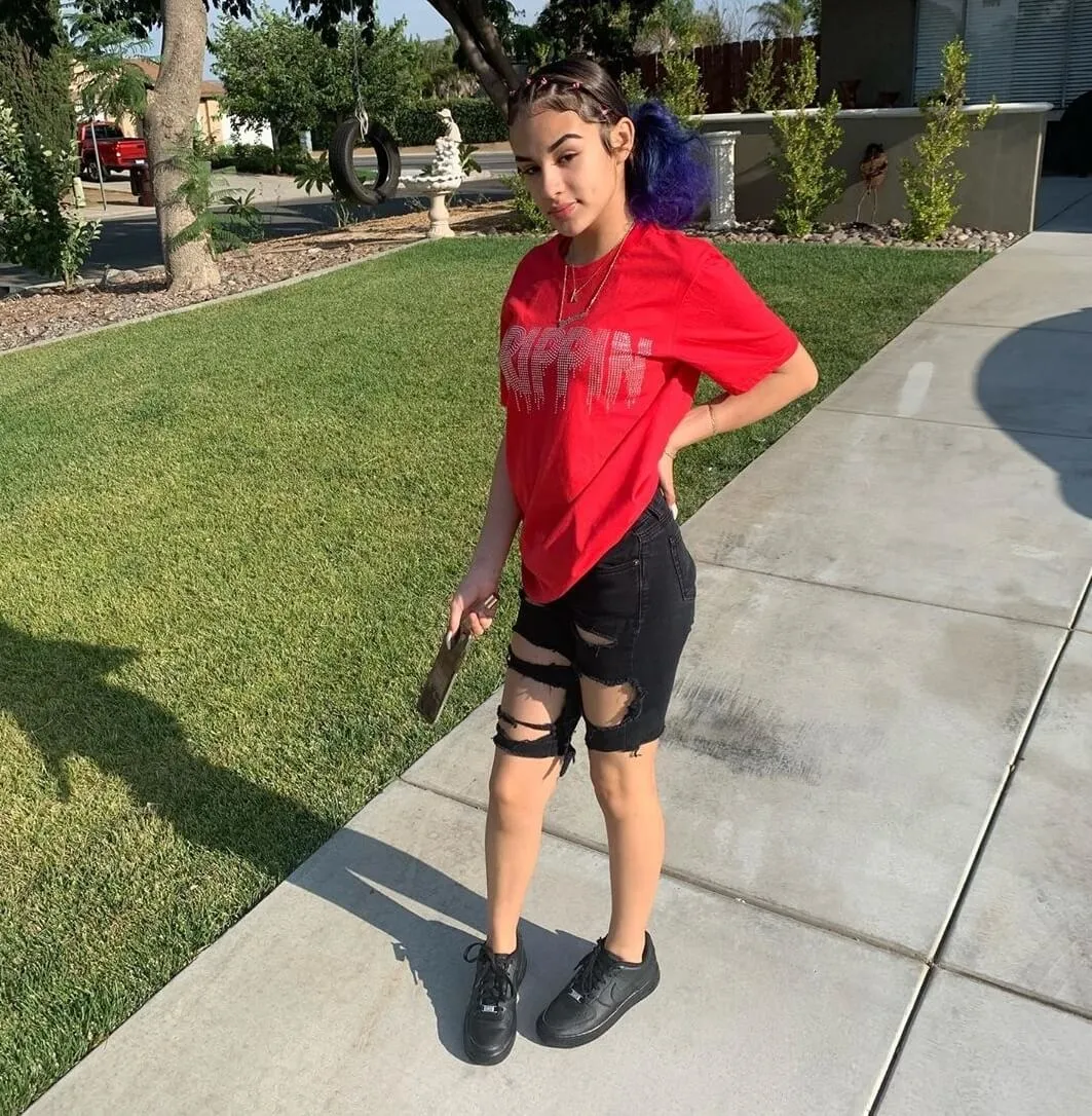 Crystal Clear Rhinestone Drippin | Red Tee