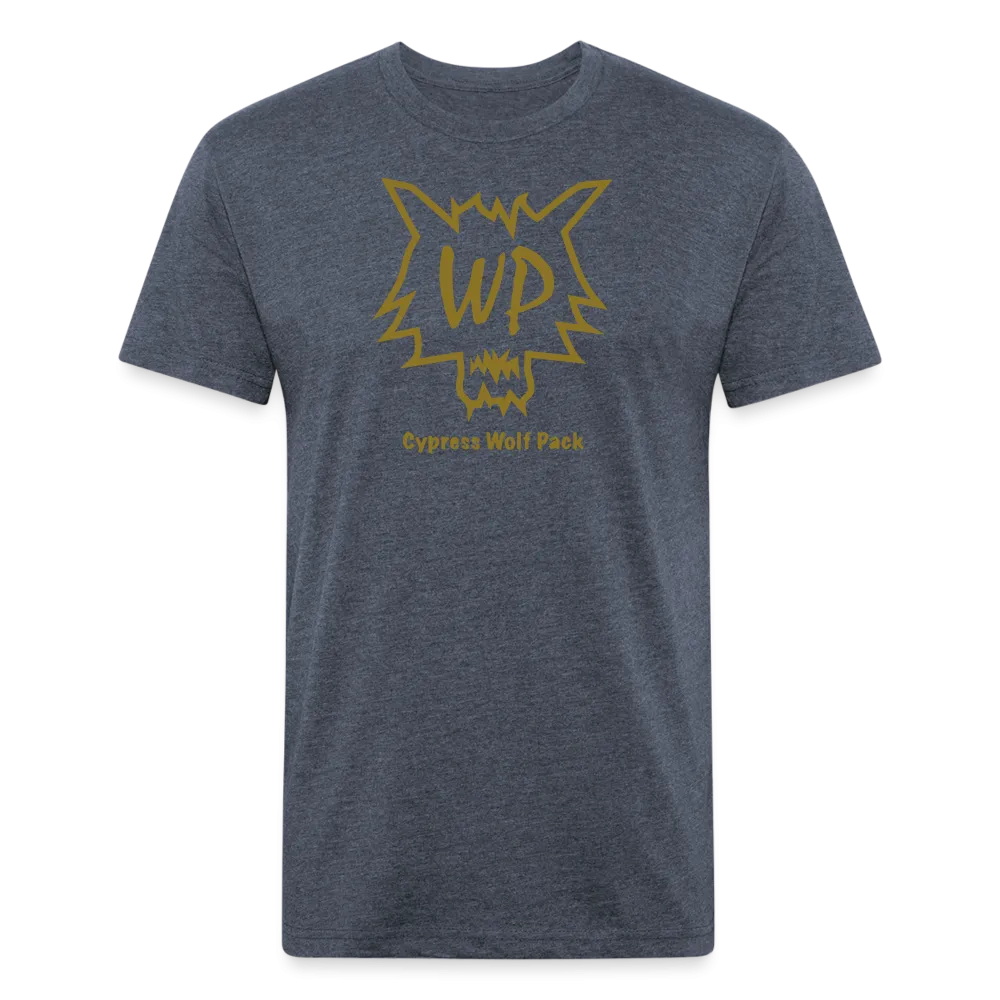 Cypress Wolf Pack GOLD- UNISEX Fitted Cotton/Poly T-Shirt