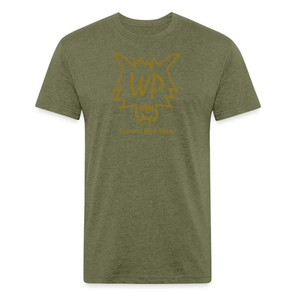 Cypress Wolf Pack GOLD- UNISEX Fitted Cotton/Poly T-Shirt