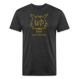 Cypress Wolf Pack GOLD- UNISEX Fitted Cotton/Poly T-Shirt