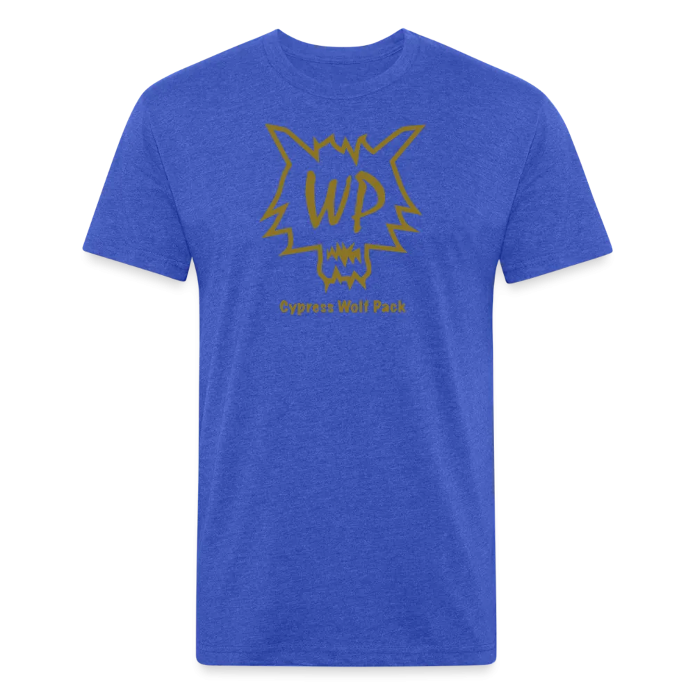 Cypress Wolf Pack GOLD- UNISEX Fitted Cotton/Poly T-Shirt