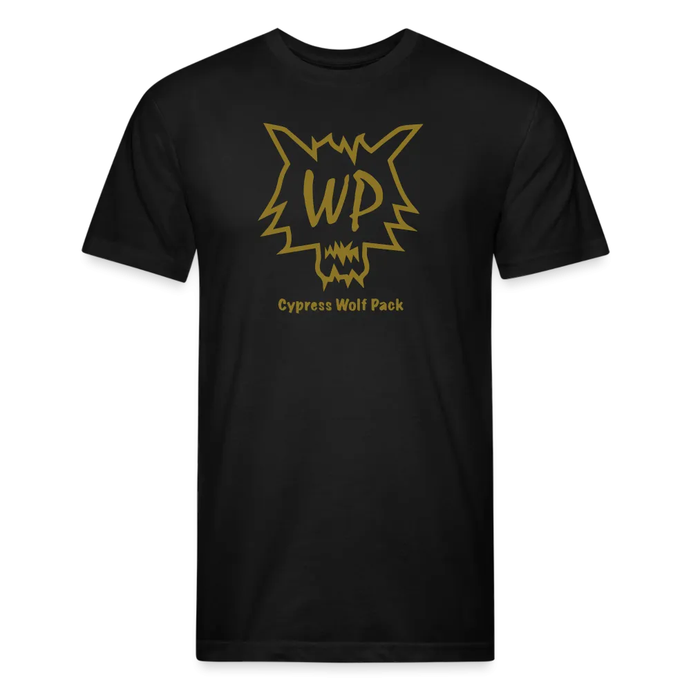 Cypress Wolf Pack GOLD- UNISEX Fitted Cotton/Poly T-Shirt