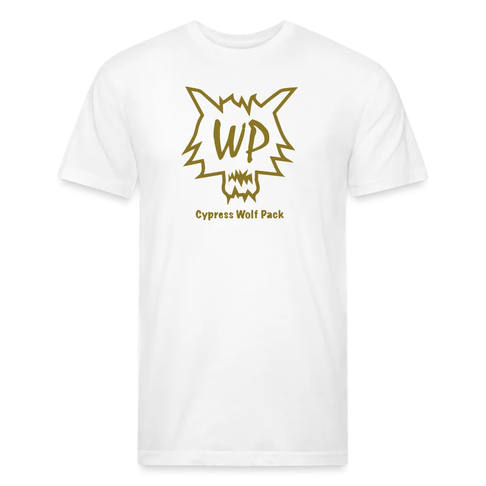 Cypress Wolf Pack GOLD- UNISEX Fitted Cotton/Poly T-Shirt