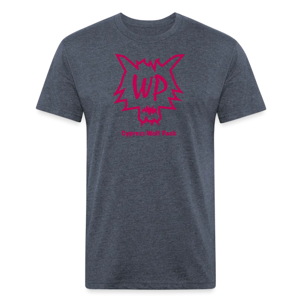 Cypress Wolf Pack Pink- UNISEX Fitted Cotton/Poly T-Shirt
