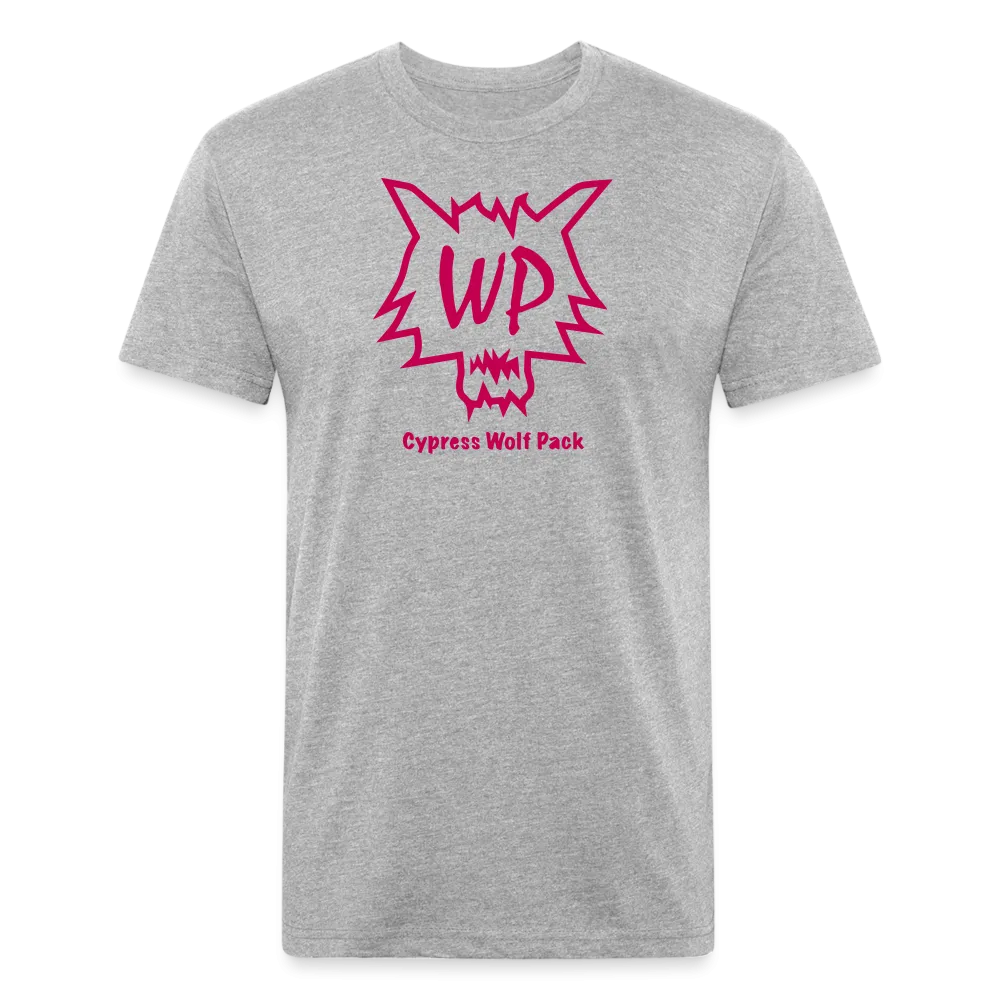 Cypress Wolf Pack Pink- UNISEX Fitted Cotton/Poly T-Shirt