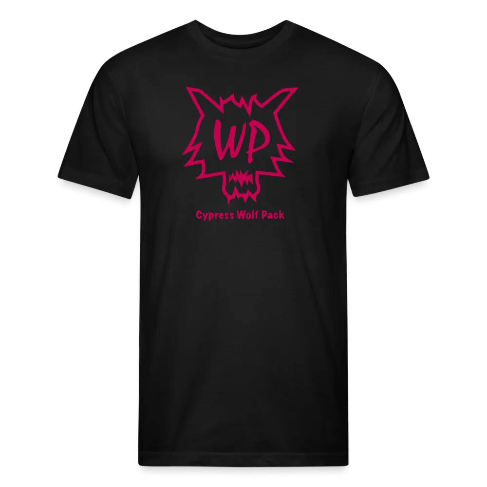 Cypress Wolf Pack Pink- UNISEX Fitted Cotton/Poly T-Shirt